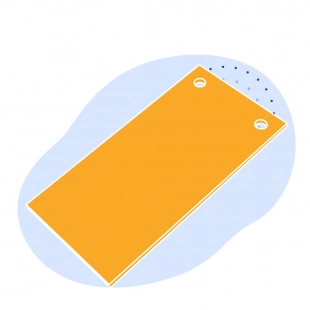 Цинковый анод 10х100х200 мм Ц0 ГОСТ 1180-91