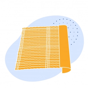 Сито с фальцами квадратная ячейка 20x8 мм