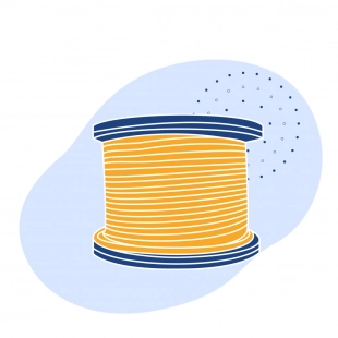 Канат грузоподъемный без покрытия ГОСТ 7668-80 6.7 мм