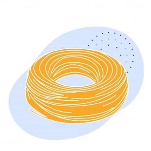 Канат тройной свивки ЛК-Р 30 мм ГОСТ 3089-80