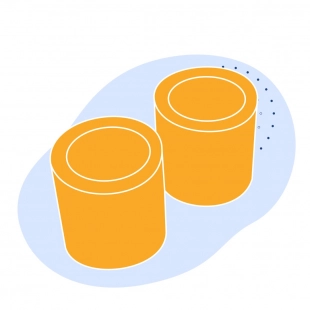 Капролоновая втулка 500х500 мм белая PA 6