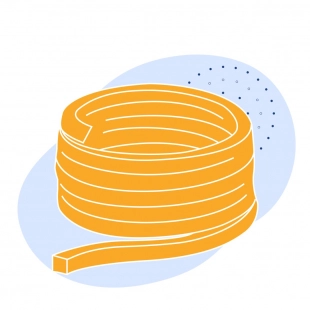 Сальниковая набивка АП квадратная 45 мм ГОСТ 5152-84