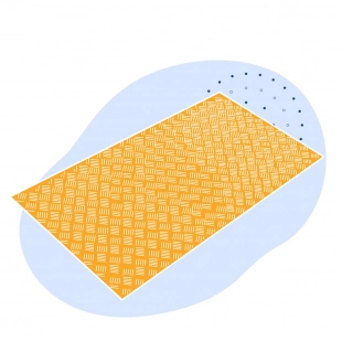 Лист нержавеющий рифленый квинтет 5х1250х2500 мм AISI 430