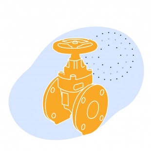 Титановый клапан запорный сальниковый ДУ 100 мм РУ 40 кгс/см2 ГОСТ 9697-87