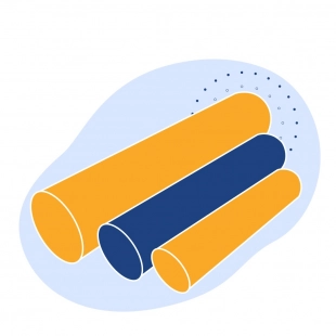 Труба ПНД водопроводная 355х26.1 мм SDR 13.6 ПЭ 100 ГОСТ 18599-2001