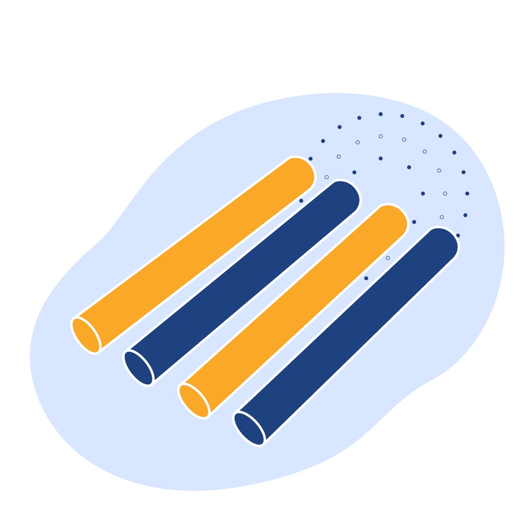 Пробирка из прозрачного кварцевого стекла