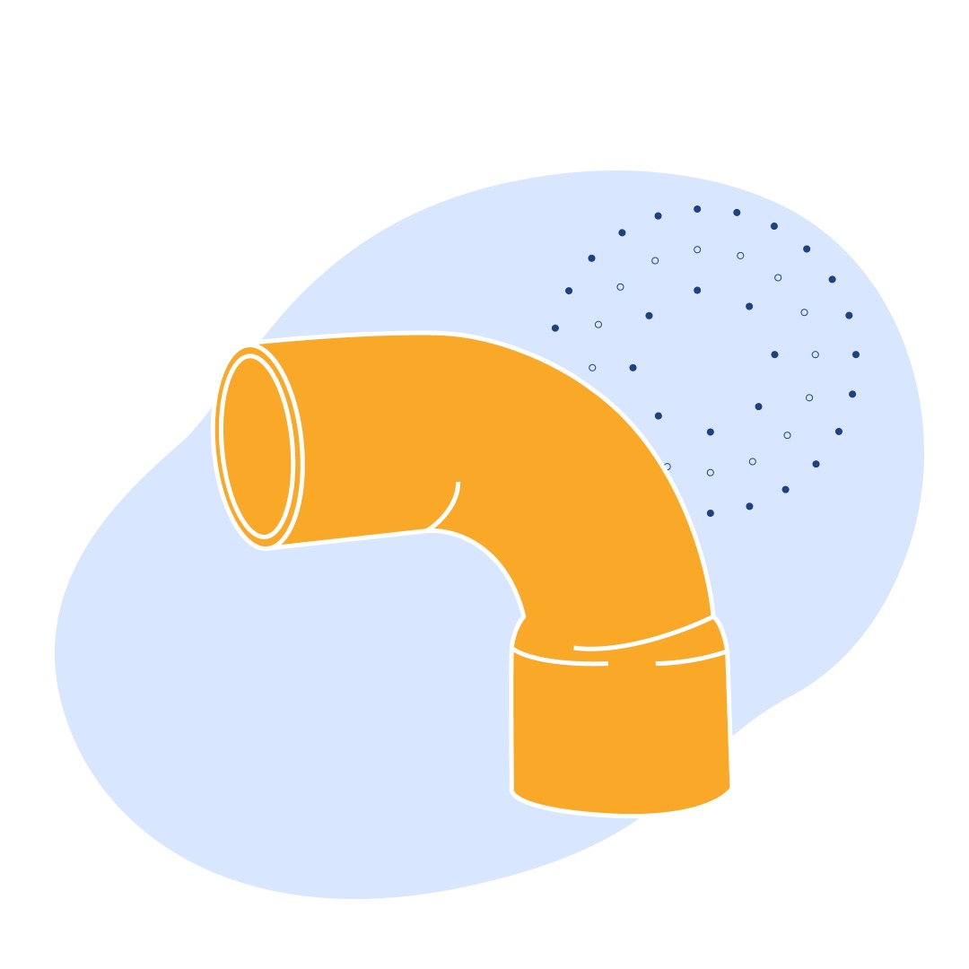 Чугунный угольник проходной 90° Ду 80 мм ГОСТ 8946-75