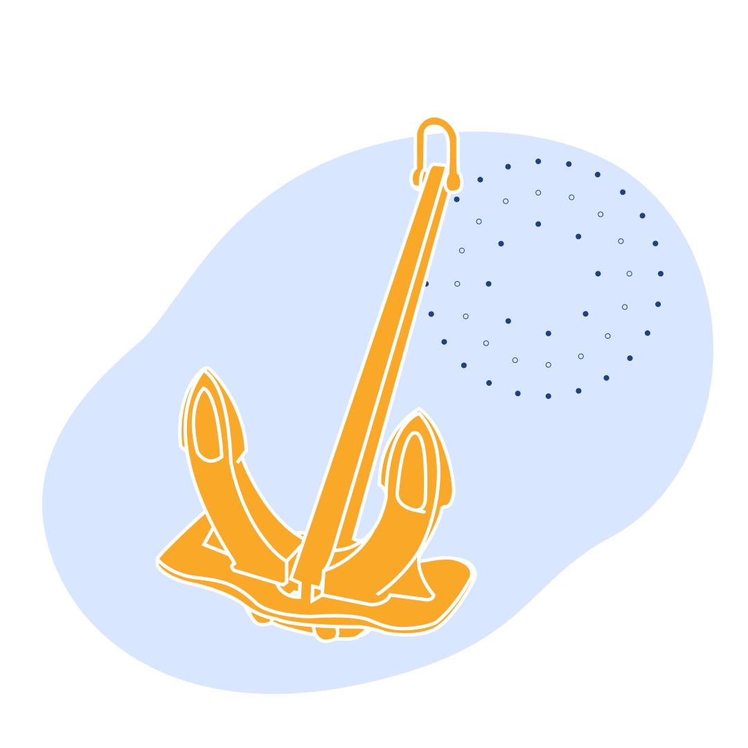 Якорь адмиралтейский 150 кг ГОСТ 760-74