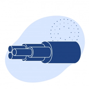 Погружной кабель 2x1 мм2 КИФСБП ГОСТ Р 51777-2001