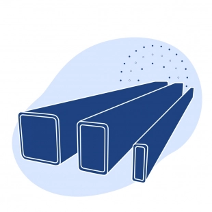 Труба профильная нержавеющая прямоугольная 25х20х1.5 мм AISI 430