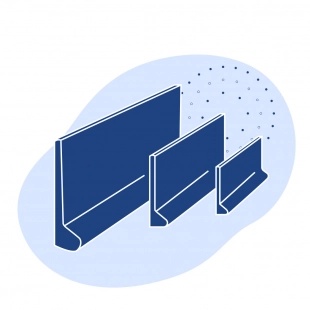 Полособульб симметричный 55x17x4.5 мм ГОСТ 21937-76