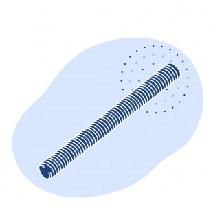 Шпилька резьбовая М2.5 20Х1М1Ф1ТР ГОСТ 22035-76