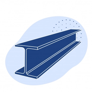 Балка специальная 40Б2 С355 ГОСТ 19425-74 низколегированная