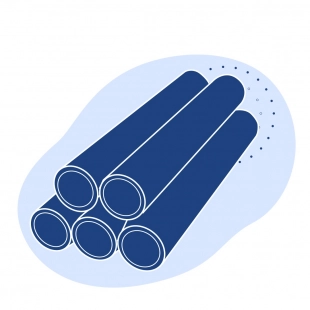 Труба стальная электросварная прямошовная 580x20 мм Ст20