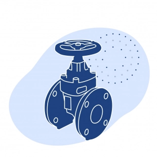 Титановый клапан запорный сальниковый ДУ 100 мм РУ 40 кгс/см2 ГОСТ 9697-87