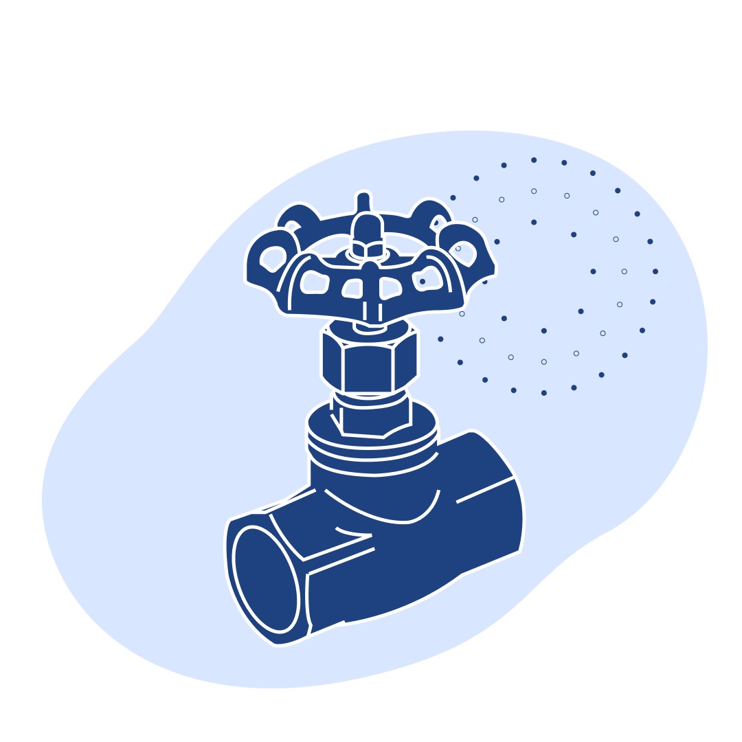 Вентиль стальной запорный фланцевый Ду 80 мм Ру 64 кгс/см2